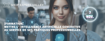 FORMATION SHOP EXPERT VALLEY : L'IA GENERATIVE AU SERVICE DE VOS PRATIQUES PROFESSIONNELLES