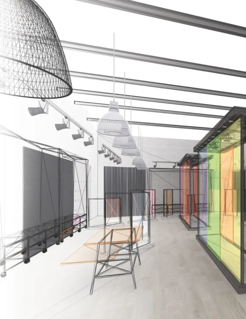 un cluster pour tous les métiers qui façonnent les espaces commerciaux